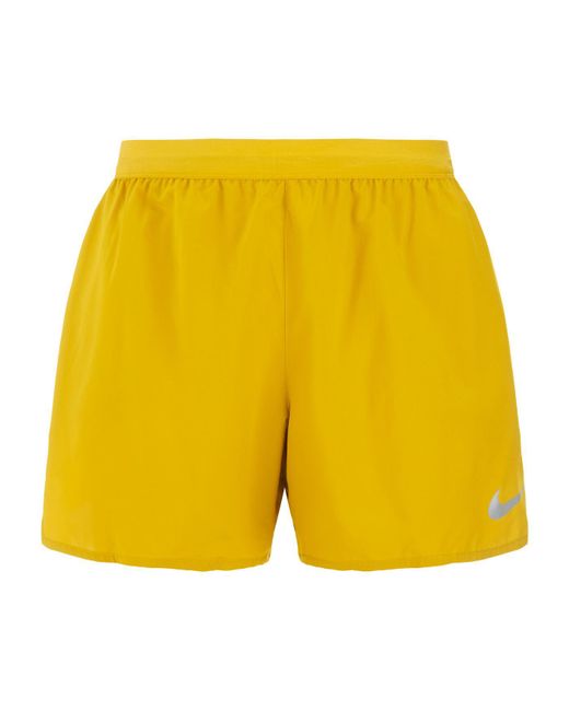 Nike Yellow Flex Stride Elevate Running Shorts for men