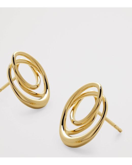 Monica Vinader Metallic Vermeil Nura Earrings