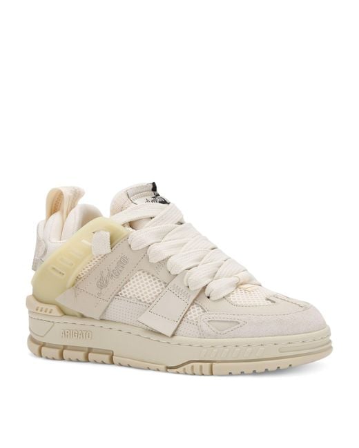 Axel Arigato Natural Leather Area Patchwork Sneakers
