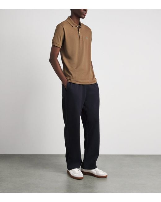 Lacoste Brown Cotton Original Polo Shirt for men