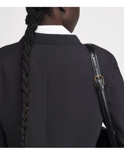 Jil Sander Black Wool Gabardine Blazer