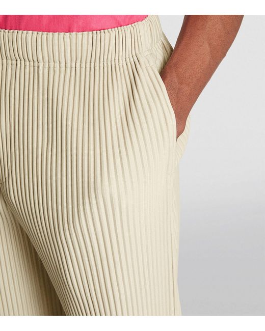 Homme Plissé Issey Miyake Natural Pleated Wide-leg Trousers for men