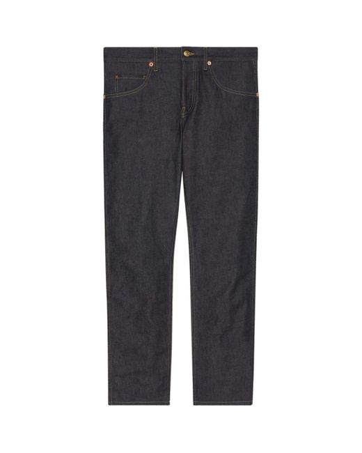 Gucci Gray Tapered Jeans for men