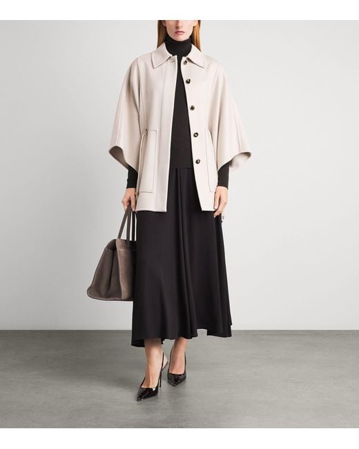 Agnona Black Wool-Silk-Cashmere Rollneck Sweater