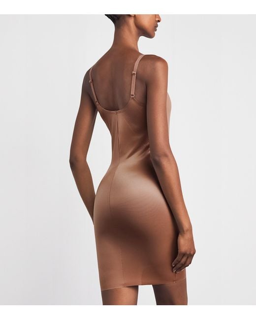 Spanx Brown Thinstincts 2.0 Shaping Slip Dress