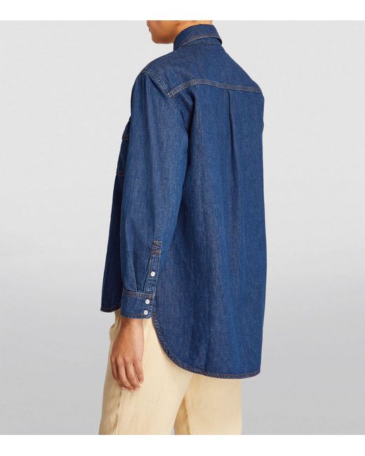 MAX&Co. Blue Denim Oversized Shirt