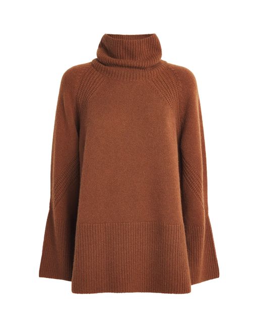 Joseph Brown Cashmere Rollneck Sweater