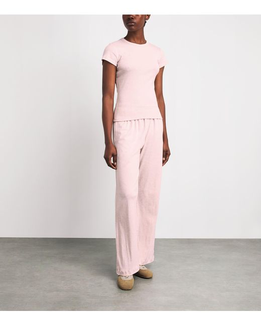 Leset Pink Cotton Slim Nando T-Shirt
