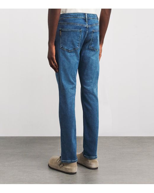 PAIGE Blue Lennox Slim Jeans for men