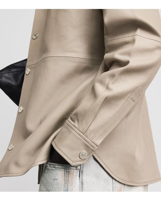 Won Hundred Natural Lambskin Adriel Shirt for men