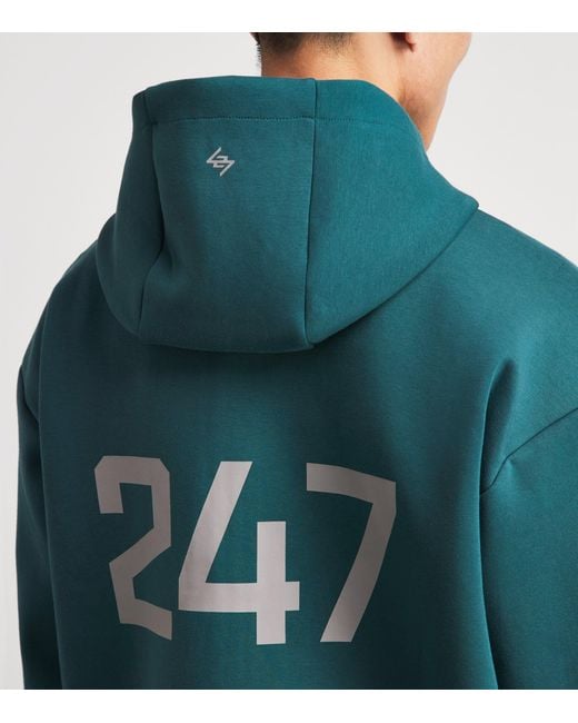 REPRESENT 247 Green 247 Numbers Zip-Up Hoodie for men