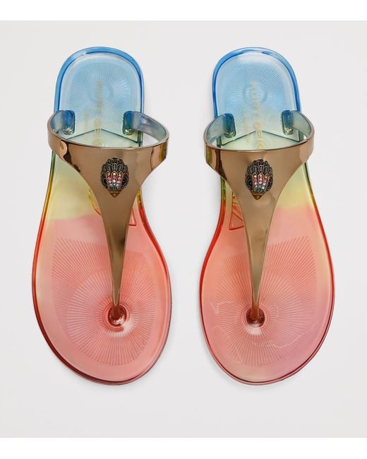 Kurt Geiger Multicolor Maddison T-Bar Sandals