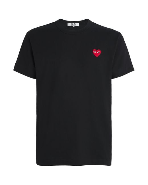 COMME DES GARÇONS PLAY Black Heart Logo T-Shirt for men