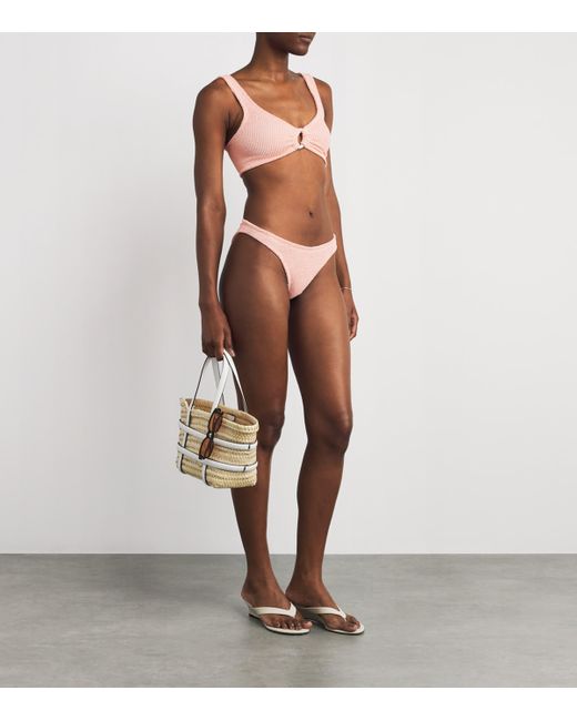 Hunza G Pink Julia Pearl Bikini