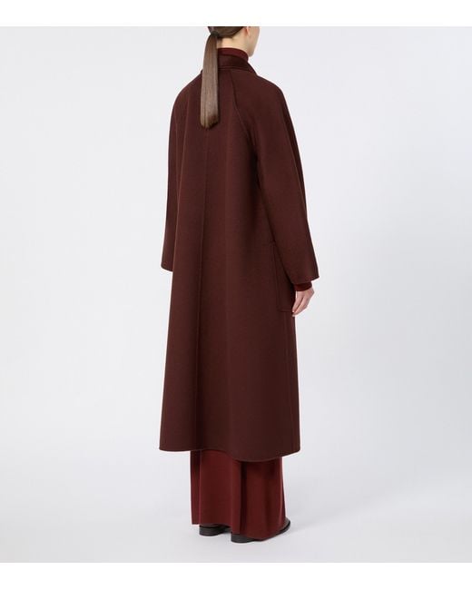 Max Mara Brown Cashmere Ludmilla Wrap Coat