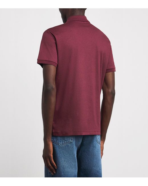 Polo Ralph Lauren Red Pima Cotton Polo Shirt for men