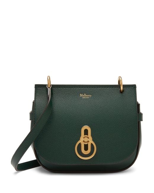 Mulberry Green Small Leather Amberley Cross-Body Bag