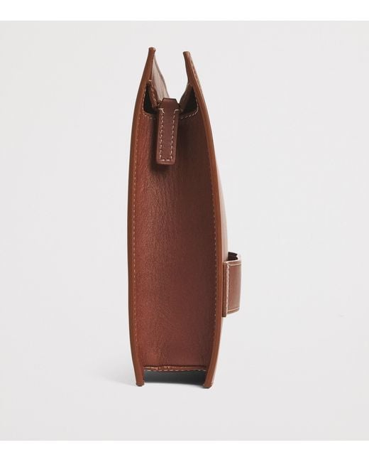Eleventy Brown Hand-Held Pouch for men
