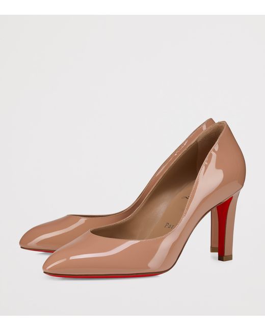 Christian Louboutin Brown Fannylove Leather Pumps 85