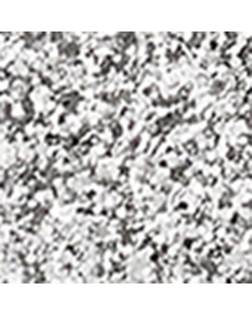 Jimmy Choo White Loli Glitter Ballerina Flats