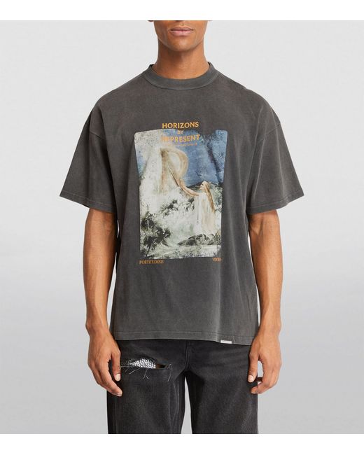Represent Gray Higher Truth T-shirt for men