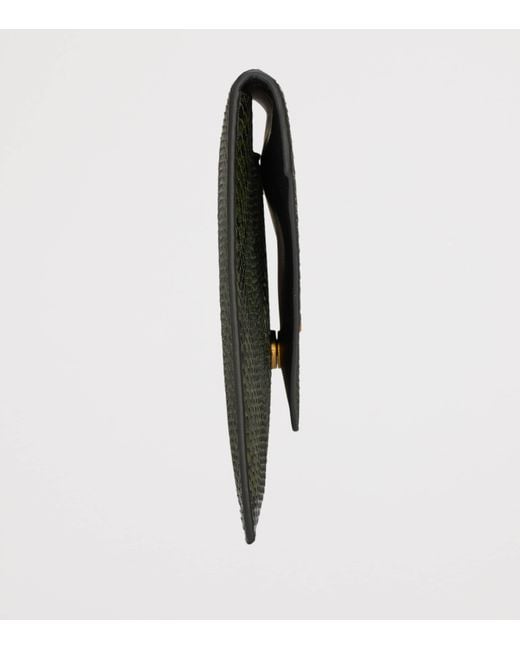 Saint Laurent Green Large Envelope Cassandre Pouch