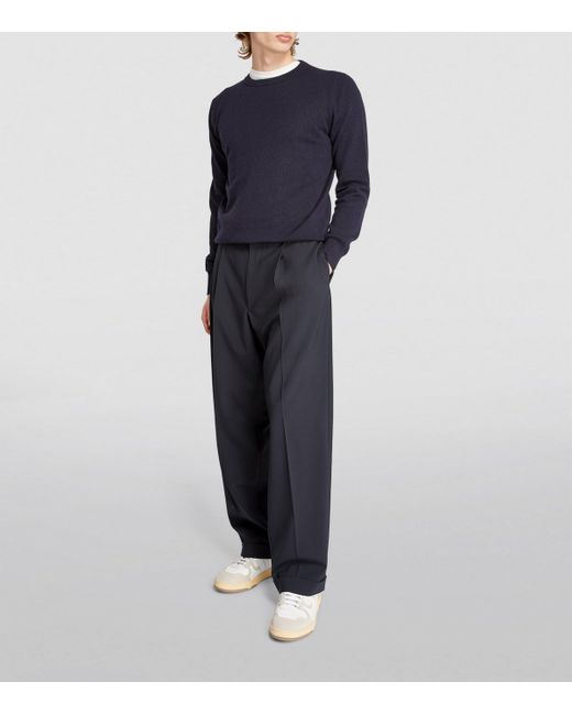 The Row Keenan Pleated Trousers in Gray for Men | Lyst
