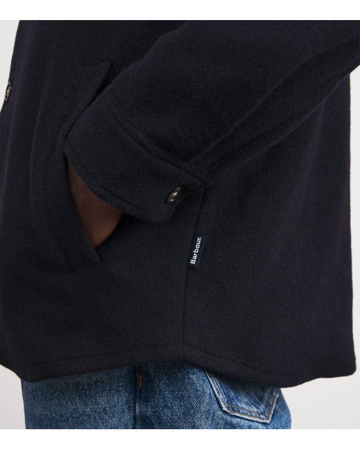 Barbour Blue Tailored Marlow Overshirt for men