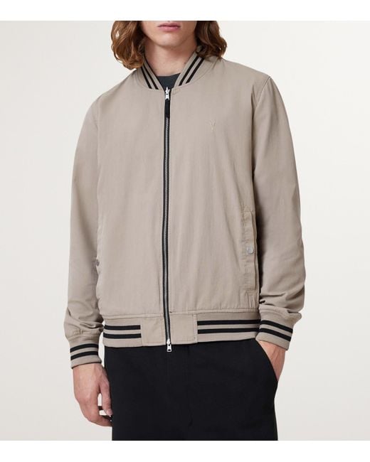 AllSaints Black Reversible Bassett Bomber Jacket for men