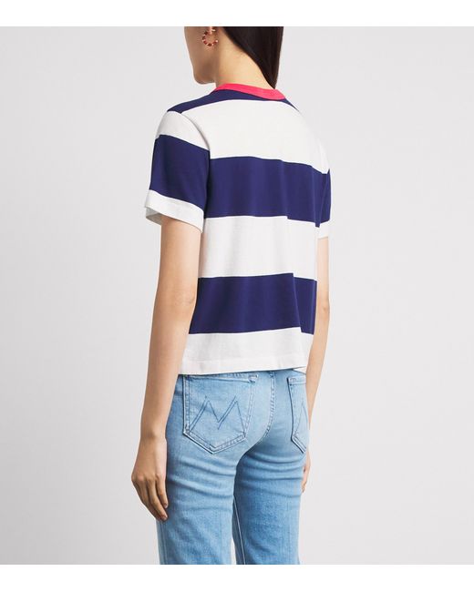 Mother Blue Cotton Goodie Goodie T-Shirt