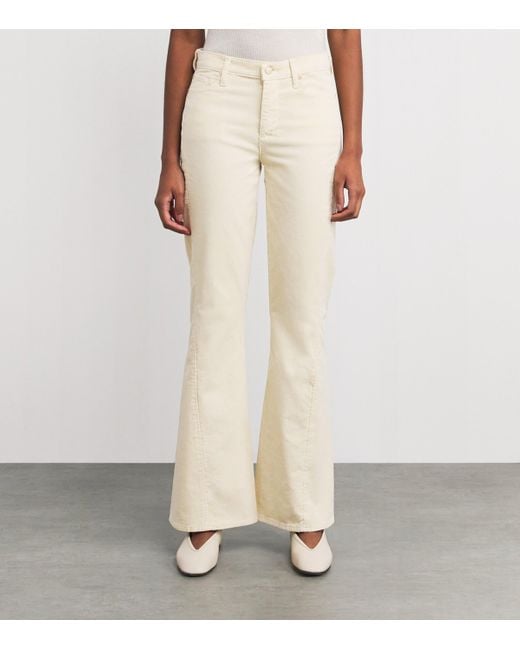 7 For All Mankind Natural Twisted Dojo Tailorless Flared Jeans