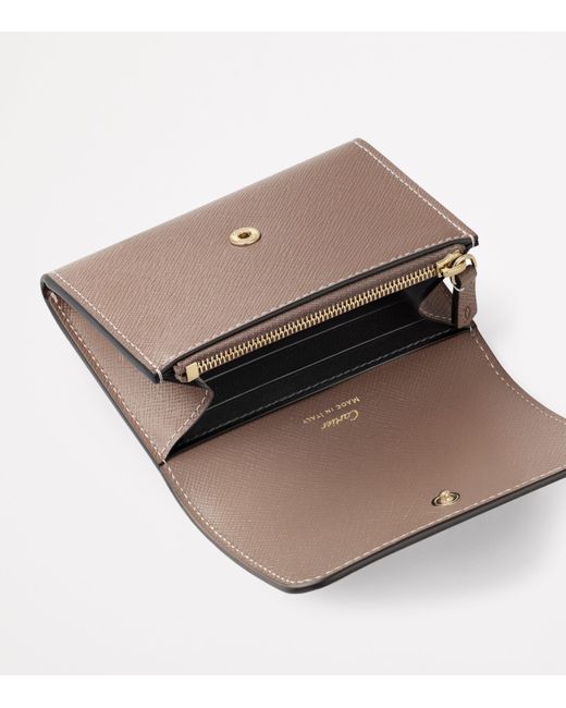 Cartier Natural Leather C De Mini Wallet