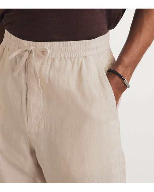 Rag & Bone Natural Linen Bradford Trousers for men
