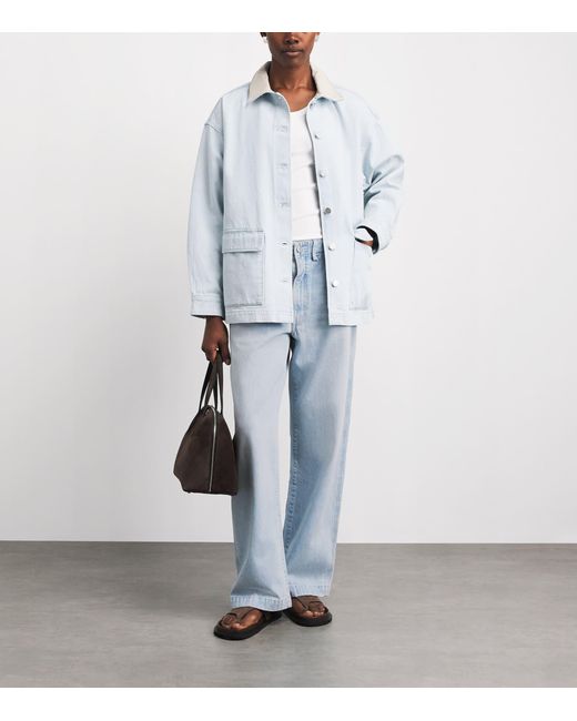 Agolde Blue X Maria Mcmanus Wide-Leg Jeans