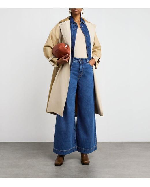 Weekend by Maxmara Blue Wide-Leg Jeans