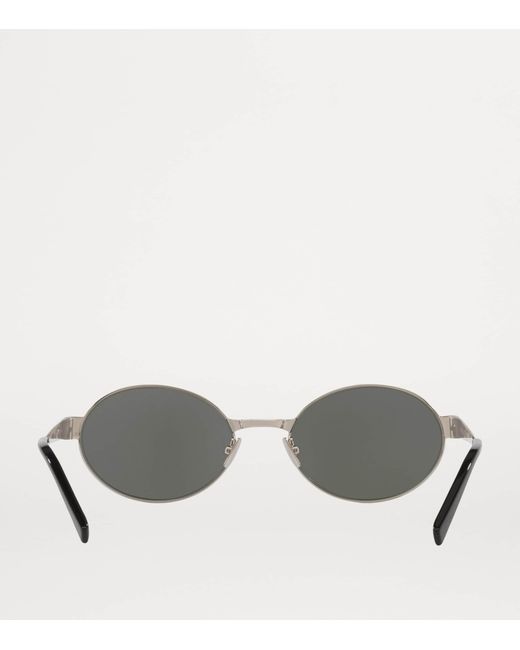 Saint Laurent Gray Metal Sl 692 Sunglasses