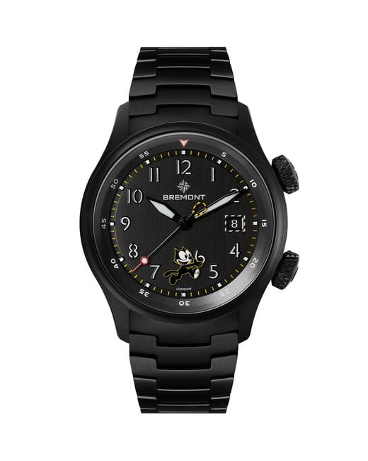 Bremont Black X Felix The Cat Titanium Altitude Mb Meteor Pilot's Watch for men