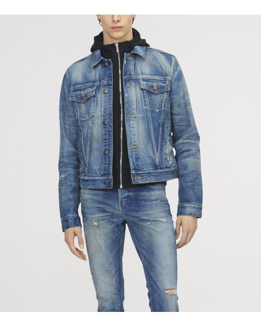 McQueen Blue Denim Jacket for men