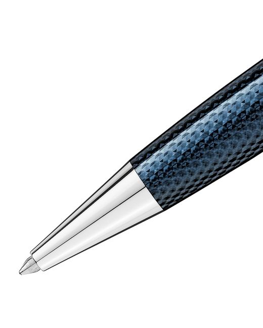 Montblanc White Meisterstück Solitaire Doué Hour Classique Ballpoint Pen