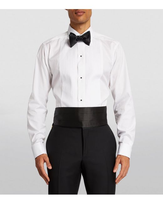 Canali Black Silk Cummerbund for men