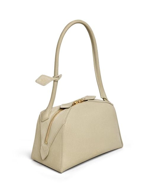 Alaïa Natural Small Leather Le Bouledogue Shoulder Bag