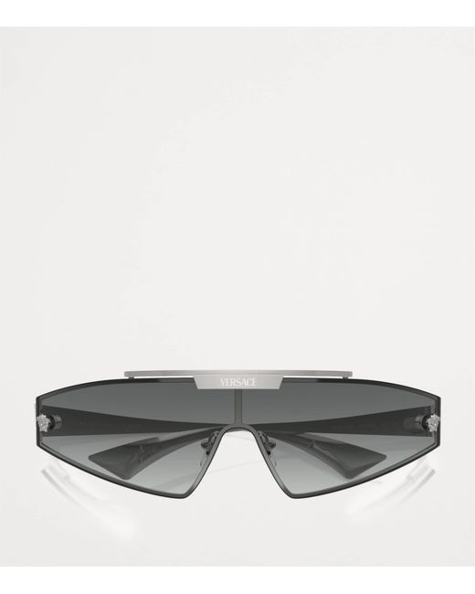 Versace Gray Metal Ve2265 Sunglasses