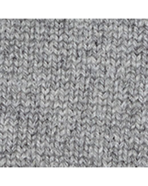 Brunello Cucinelli Gray Cashmere Gloves for men