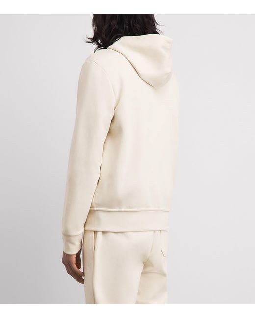 Polo Ralph Lauren White Cotton Zip-Up Hoodie for men