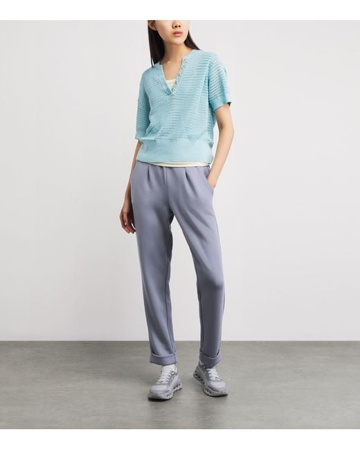 Varley Blue The Slim Cuff Sweatpants