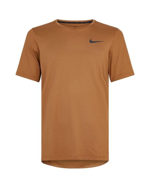 Nike Brown Dri-fit T-shirt for men