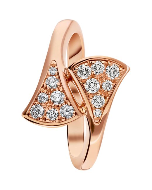 BVLGARI Metallic And Diamond Divas' Dream Ring