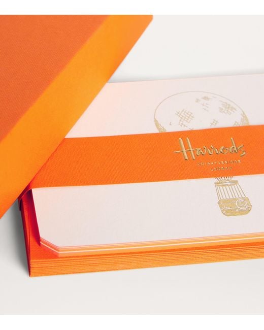 Harrods Orange Correspondence Set