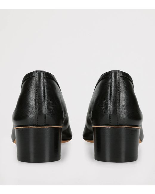 Le Monde Beryl Black Leather Luna Pumps 30