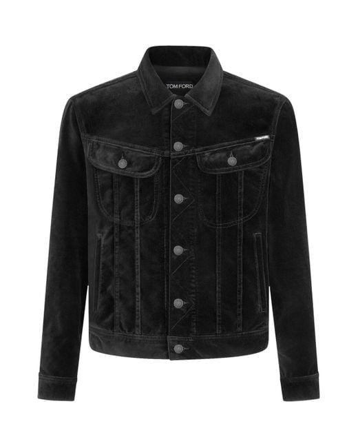 Tom Ford Black Denim Jacket for men